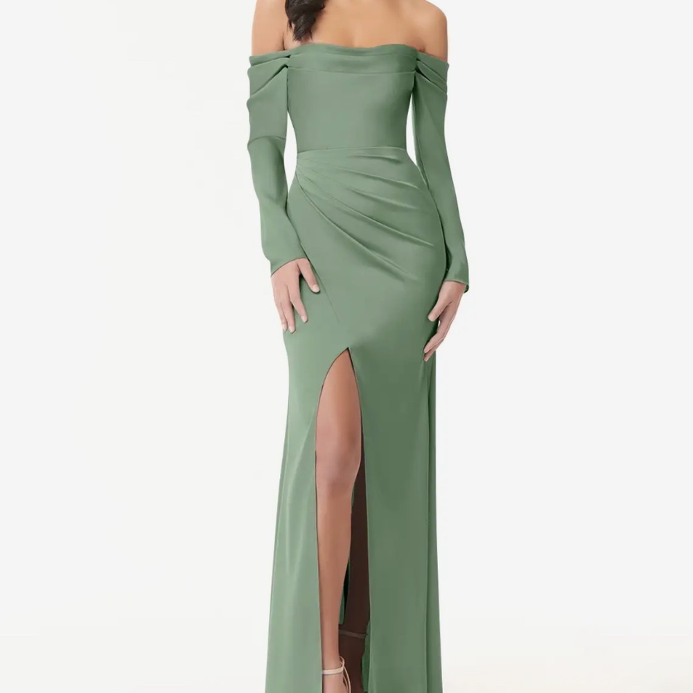 Azazie Green Dress
